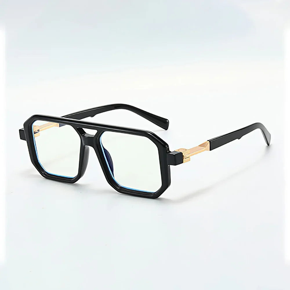 Light Frame Anti Blue Glasses Transparent Black Optical Glasse Women Men Square Eyewear Blocking eyeglasse Spectacle Eyeglasses