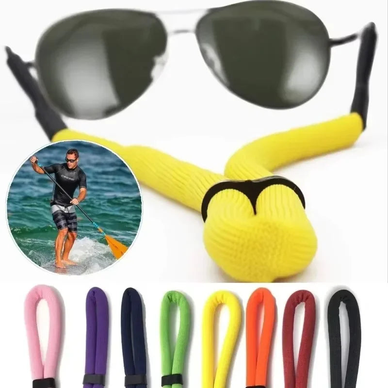 Swimming Adjustable Floating Foam Chain Eyeglasses Straps Sport Glasses Cord Eyewear Strap Lanyard Anti-Slip String Cord Holder