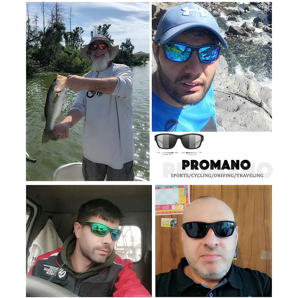 Polarized Fishing Sunglasses Men's Driving Shades Male Sun Glasses Hiking Classic UV400 Eyewear