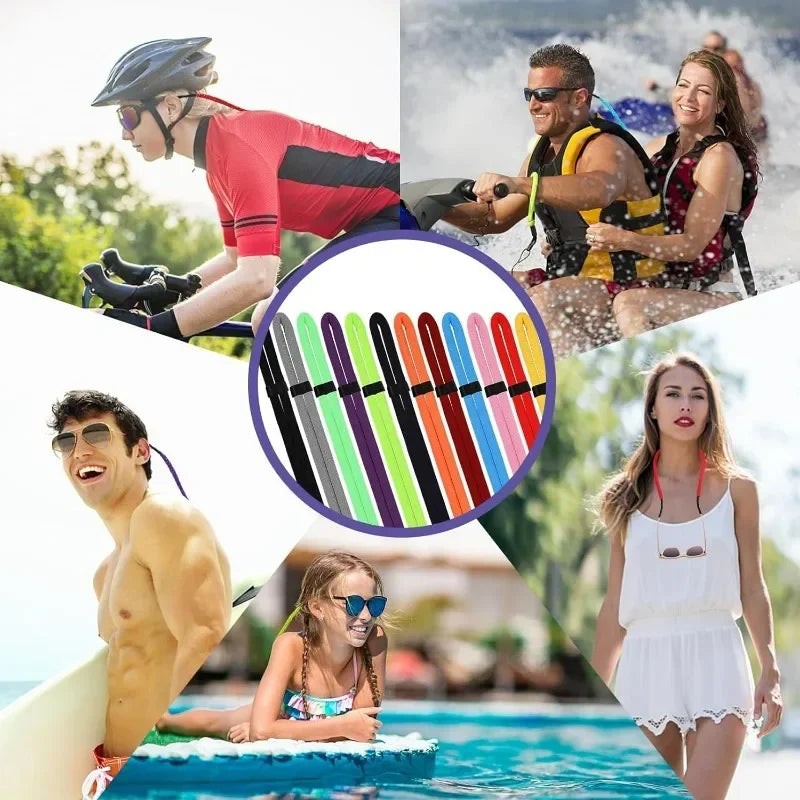 1/5Pcs Floating Foam Rope Chain Sport Glasses Cord Eyewear Strap Lanyards Adjustable Eyeglasses Holder Neck Strap String Holder
