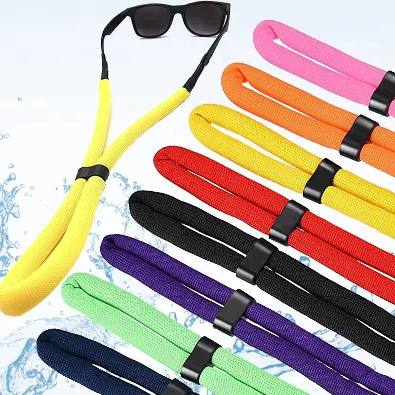 Swimming Adjustable Floating Foam Chain Eyeglasses Straps Sport Glasses Cord Eyewear Strap Lanyard Anti-Slip String Cord Holder