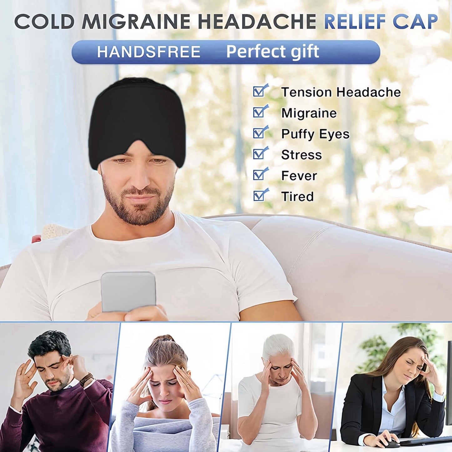 Migraine Relief Cap -
