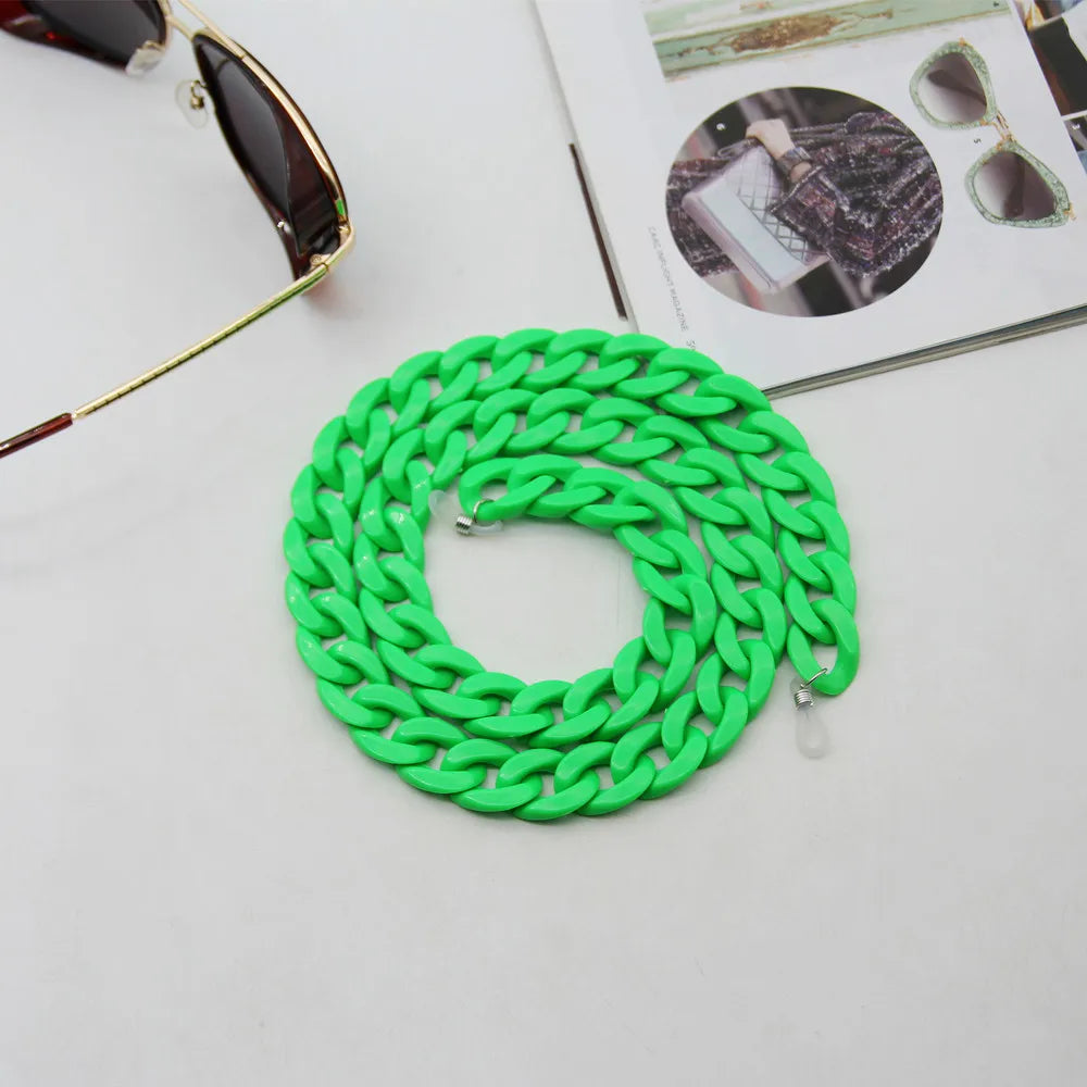 FishSheep 2020 New Color Acrylic Sunglasses Chain Women Eyeglass Chains Reading Glasses Cord Holder Neck Strap Rope Lanyard