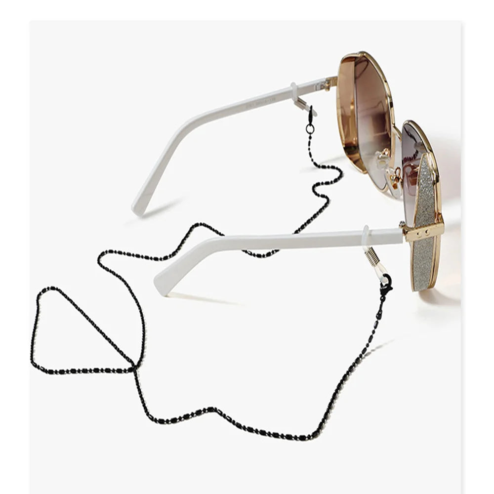 Glasses Chain Face Mask Necklace Non-slip Sunglasses Lanyard Metal Multicolor Retro Art Glasses Chain Neutral Jewelry