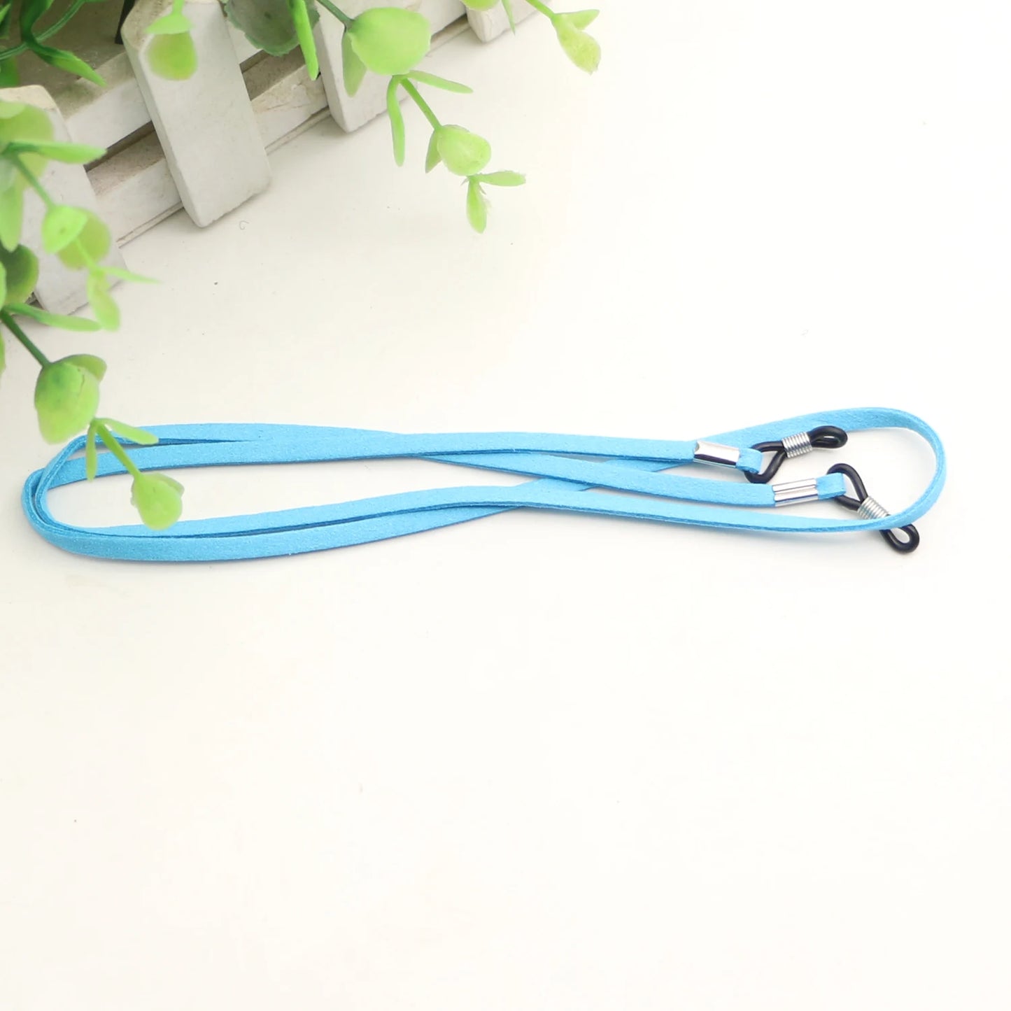 Colourful Leather Design High Elasticity Sunglasses Lanyard Strap Necklace Eyeglass Glasses Chain Cord Reading Glasses Strap Decoration