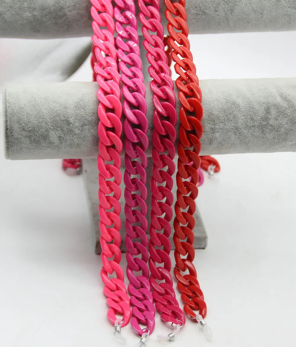 FishSheep 2020 New Color Acrylic Sunglasses Chain Women Eyeglass Chains Reading Glasses Cord Holder Neck Strap Rope Lanyard