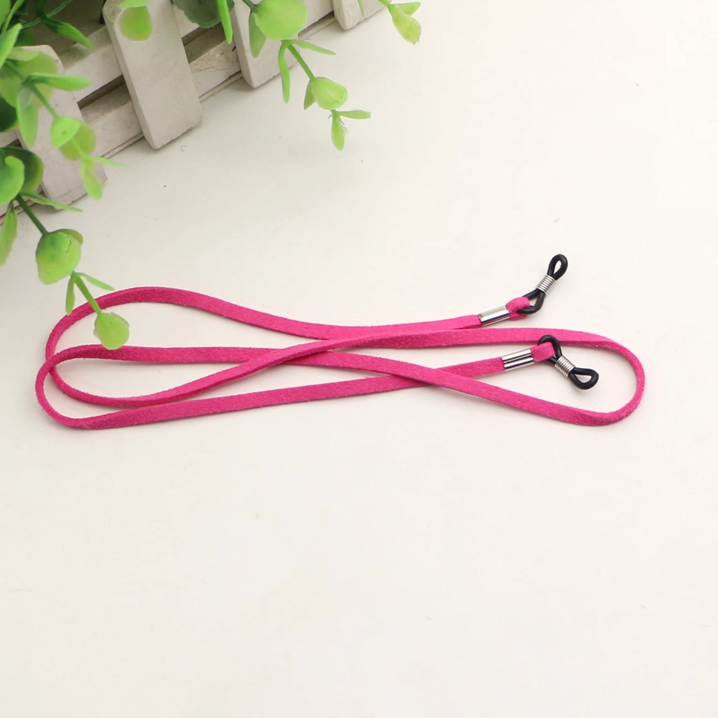 Colourful Leather Design High Elasticity Sunglasses Lanyard Strap Necklace Eyeglass Glasses Chain Cord Reading Glasses Strap Decoration