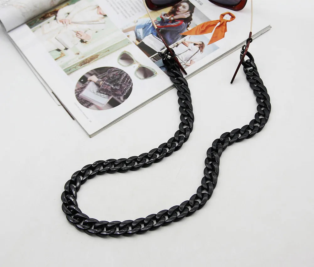 FishSheep 2020 New Color Acrylic Sunglasses Chain Women Eyeglass Chains Reading Glasses Cord Holder Neck Strap Rope Lanyard