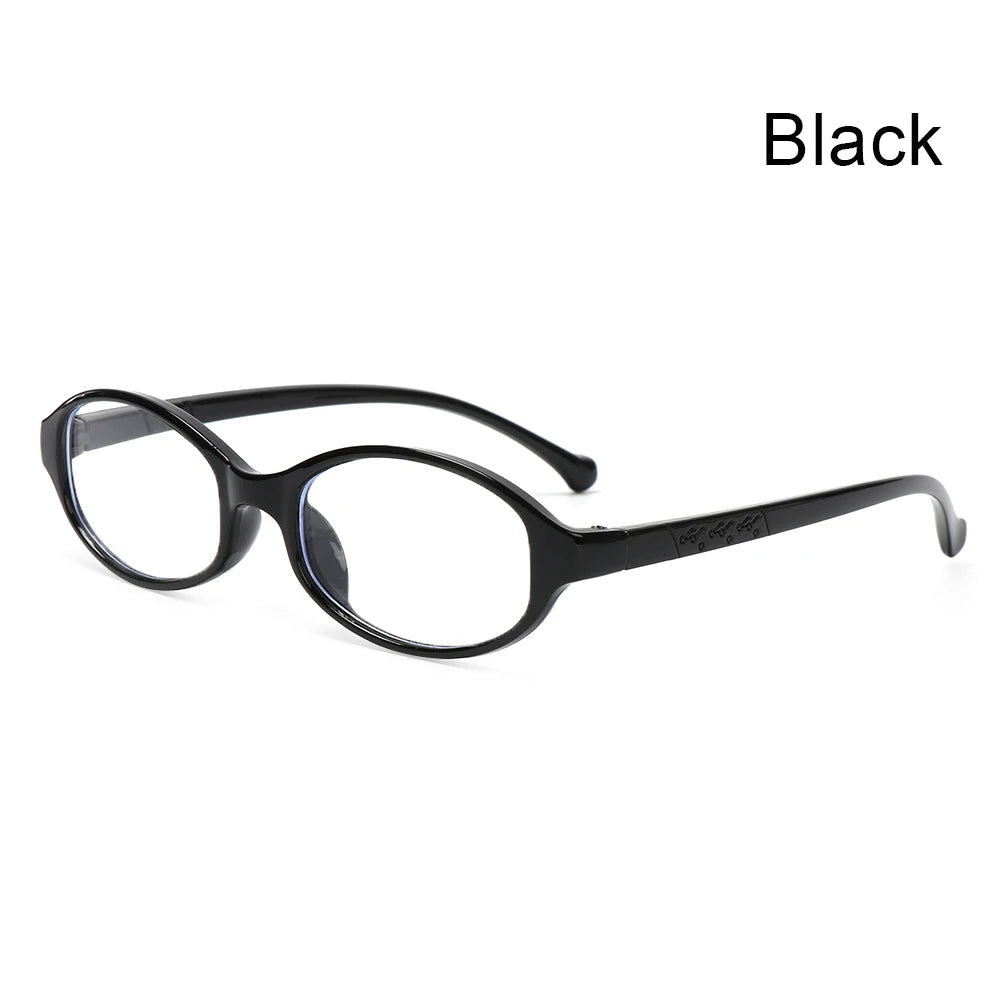 Children Round Anti-blue Light Eyeglasses Ultra Light Frame Computer Glasses Protection Portable Eyewear Goggles Spectacle