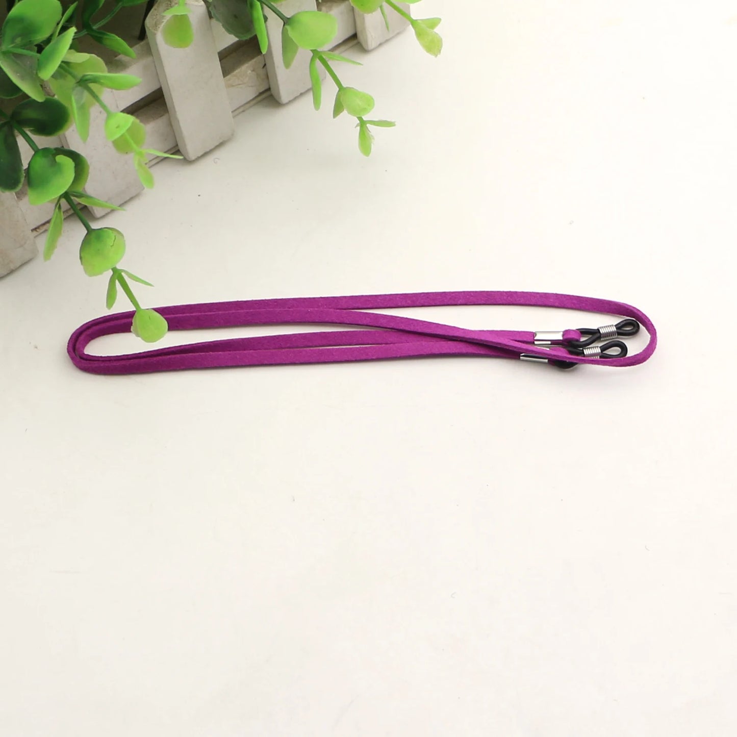 Colourful Leather Design High Elasticity Sunglasses Lanyard Strap Necklace Eyeglass Glasses Chain Cord Reading Glasses Strap Decoration
