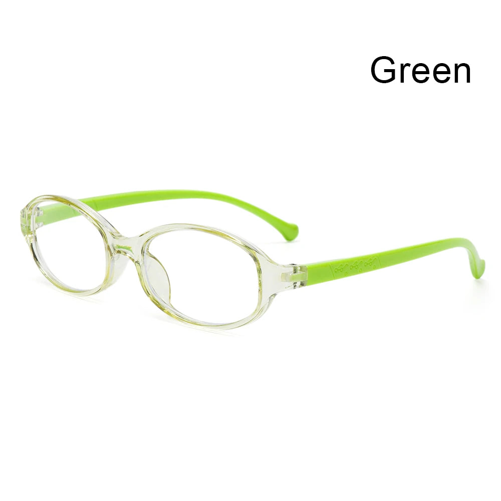 Children Round Anti-blue Light Eyeglasses Ultra Light Frame Computer Glasses Protection Portable Eyewear Goggles Spectacle