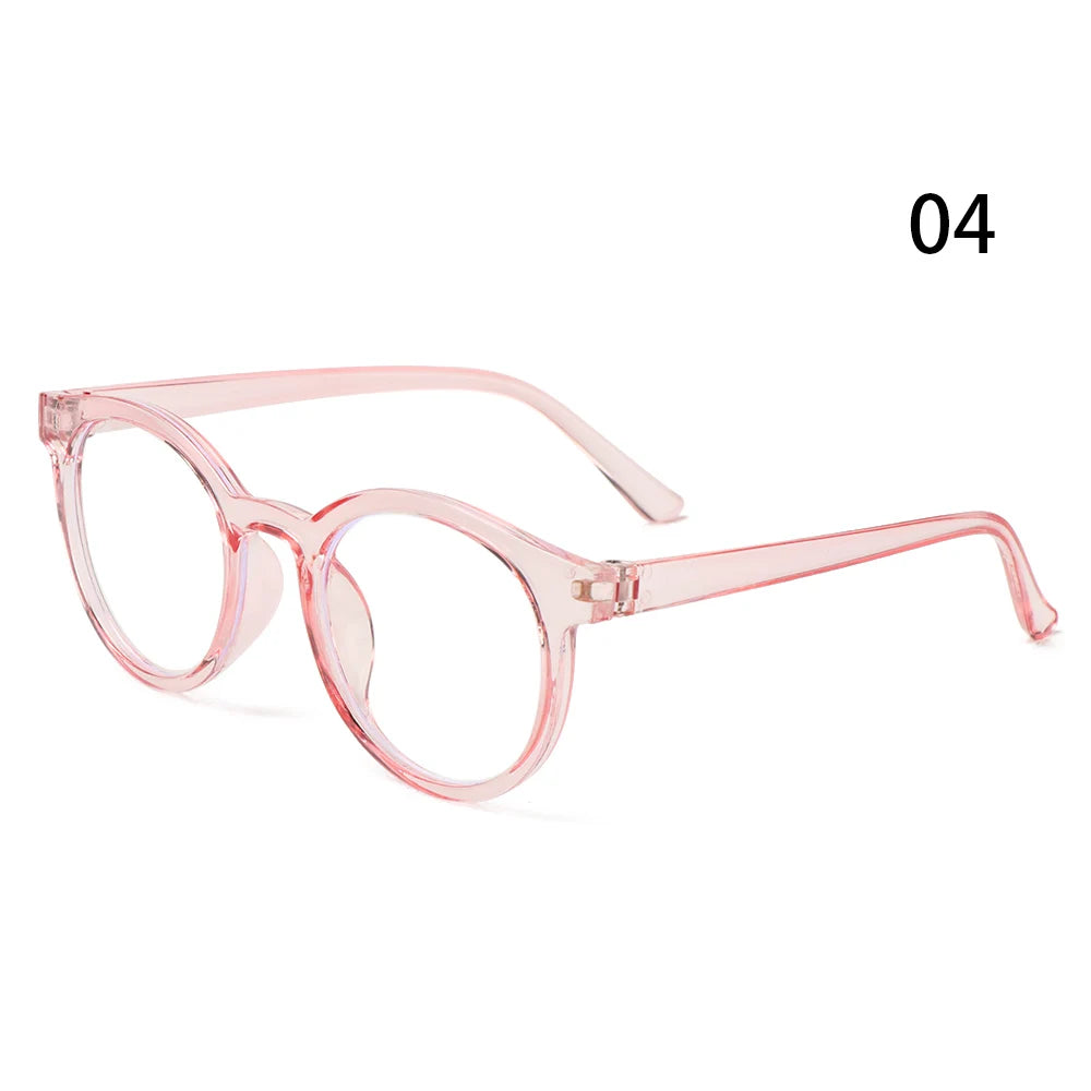 Children Round Anti-blue Light Eyeglasses Ultra Light Frame Computer Glasses Protection Portable Eyewear Goggles Spectacle