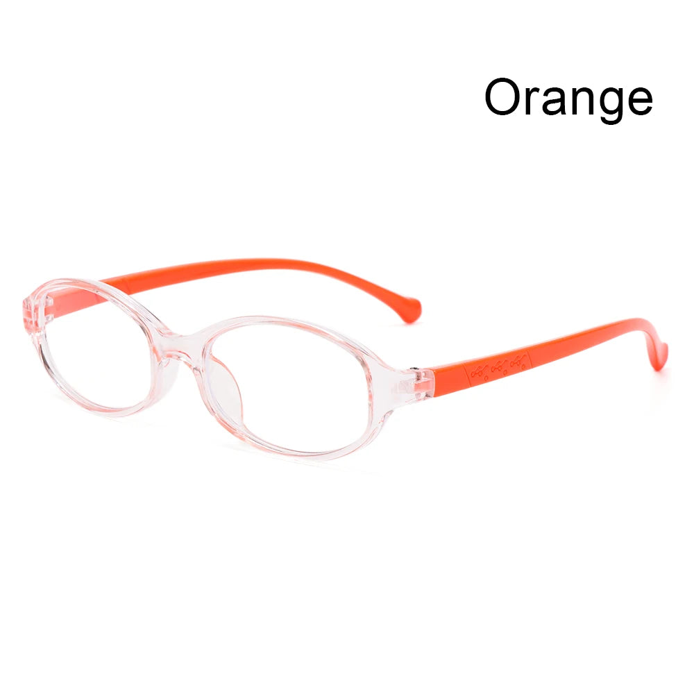 Children Round Anti-blue Light Eyeglasses Ultra Light Frame Computer Glasses Protection Portable Eyewear Goggles Spectacle