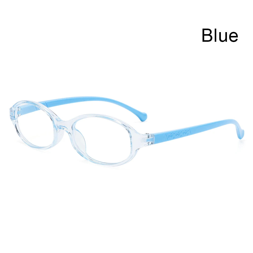 Children Round Anti-blue Light Eyeglasses Ultra Light Frame Computer Glasses Protection Portable Eyewear Goggles Spectacle