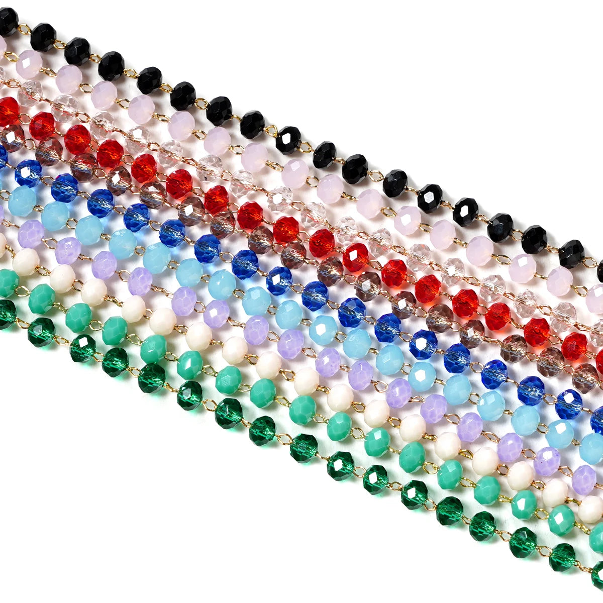 Classic Black Pearl Acrylic Beaded Glasses Chain with silicone anti-skid adjustable eyewear attachments for all glasses