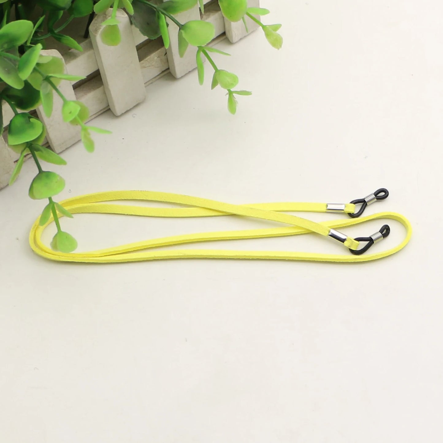 Colourful Leather Design High Elasticity Sunglasses Lanyard Strap Necklace Eyeglass Glasses Chain Cord Reading Glasses Strap Decoration