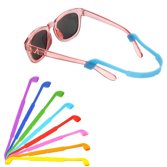 Silicone Eyeglasses Strap Children Glasses Safety Band Strap Retainer Sunglasses Band Cord Holder Sports Glasses Rope