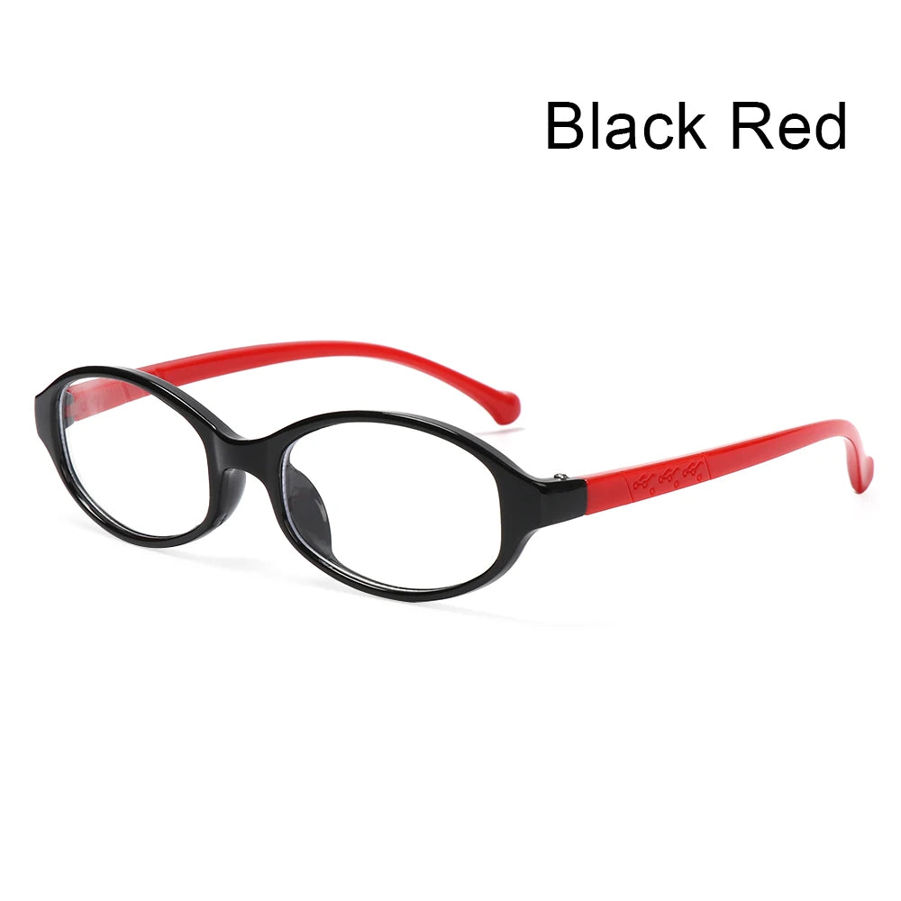 Children Round Anti-blue Light Eyeglasses Ultra Light Frame Computer Glasses Protection Portable Eyewear Goggles Spectacle