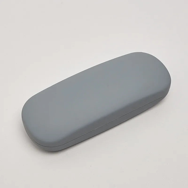 Solid Candy Color Leather Glasses Case - Sunglasses Hard Organization Students Optical Myopia Glasses Box Holder