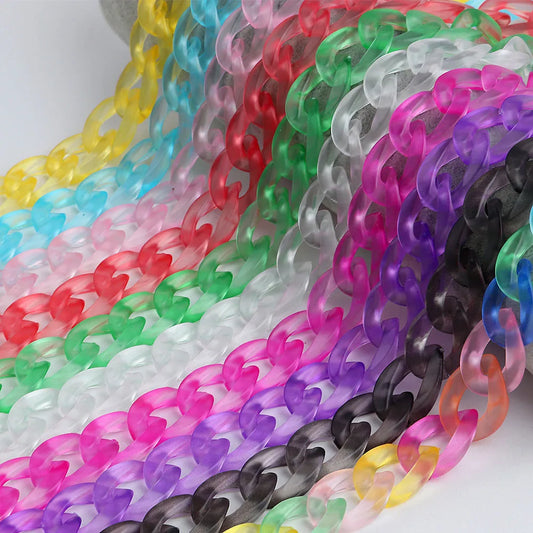 Transparent Bright/Neon Acrylic Sunglasses Chains