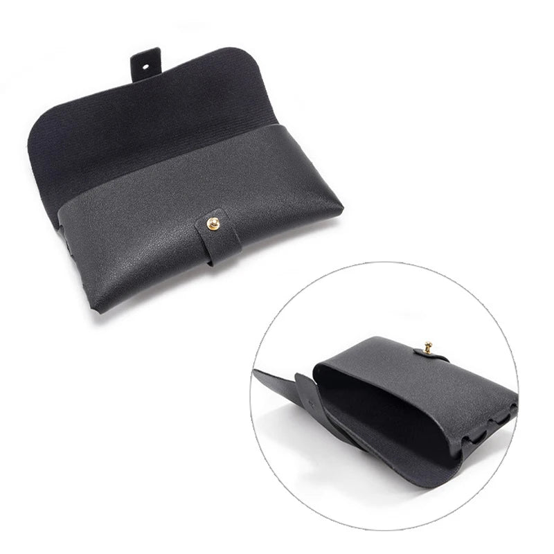 Coloured PU Leather Glasses Pouches - Jewelry Pouch Fashion Men and Women Sun Glasses Box Soft Gift Bag Large Size