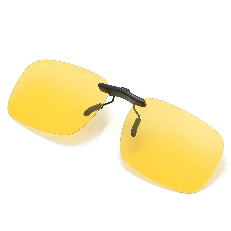 Polarized Rimless Clip On Sunglasses - Glasses Narrow Clip-on Lenses Women Anti-glare Sunglasses UV400 Goggles New In