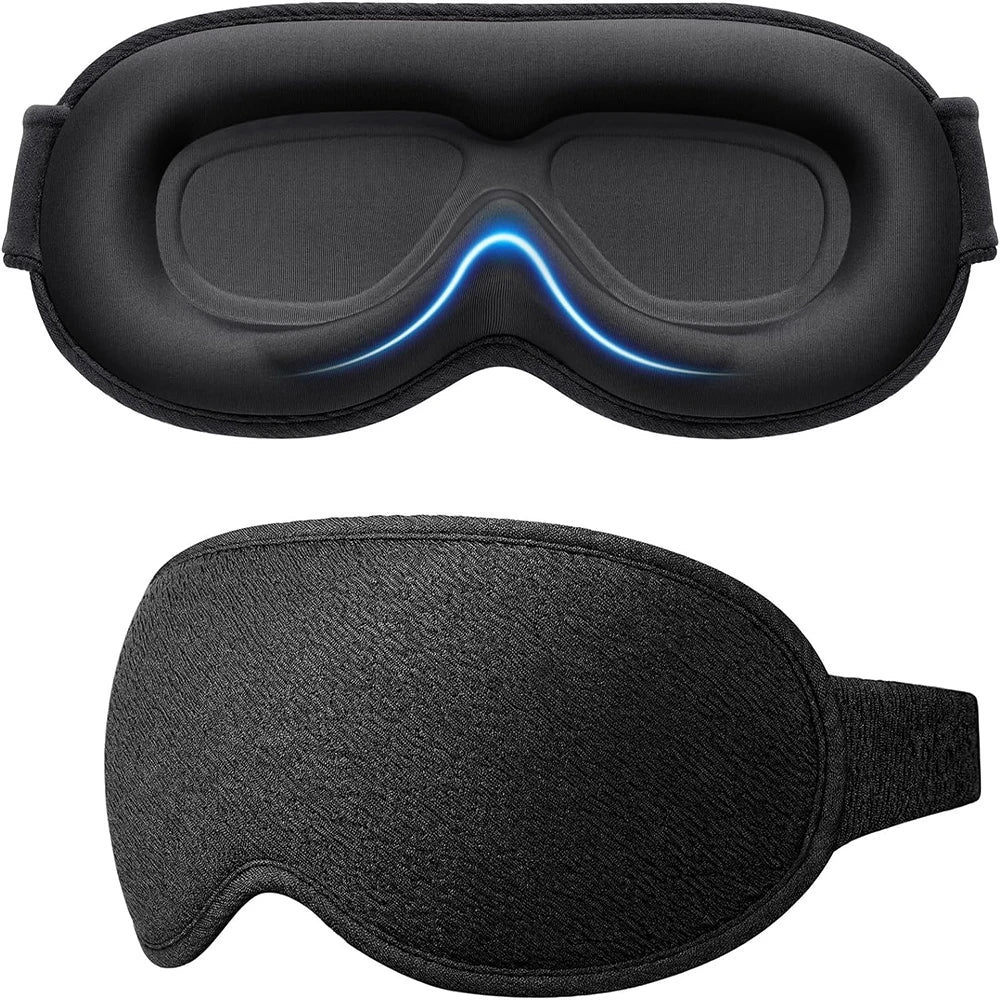 Soft 3D Sleep Mask  100% Light Blocking