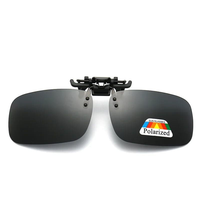 Polarized Sunglasses Clips Glasses Clip Driving Night Vision Eyeglasses UV400 Outdoor Shades High Definition Sun Glasses Clips