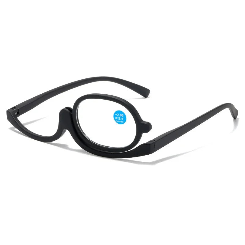 Makeup Glasses - Magnifying, rotating reading glasses.