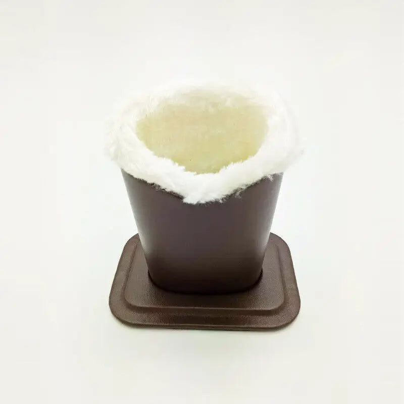 Soft Plush Lined Desktop Glasses Holder - Eyeglasses Sunglasses Stand Anti scratch Storage Case Make Up Brush Holder Pen Container