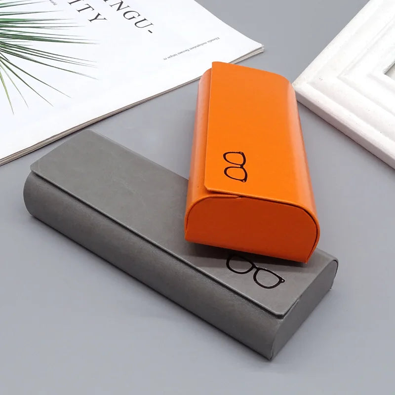 Rigid Glasses Case - New Fashion Fashion Myopia Sun Eye Box Men and Women Fashion Anti-pressure Mirror Case