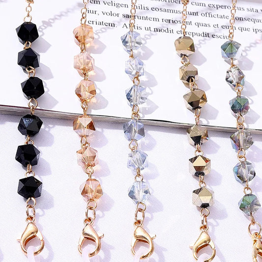 Bohemian Crystal Beaded Glasses Chains