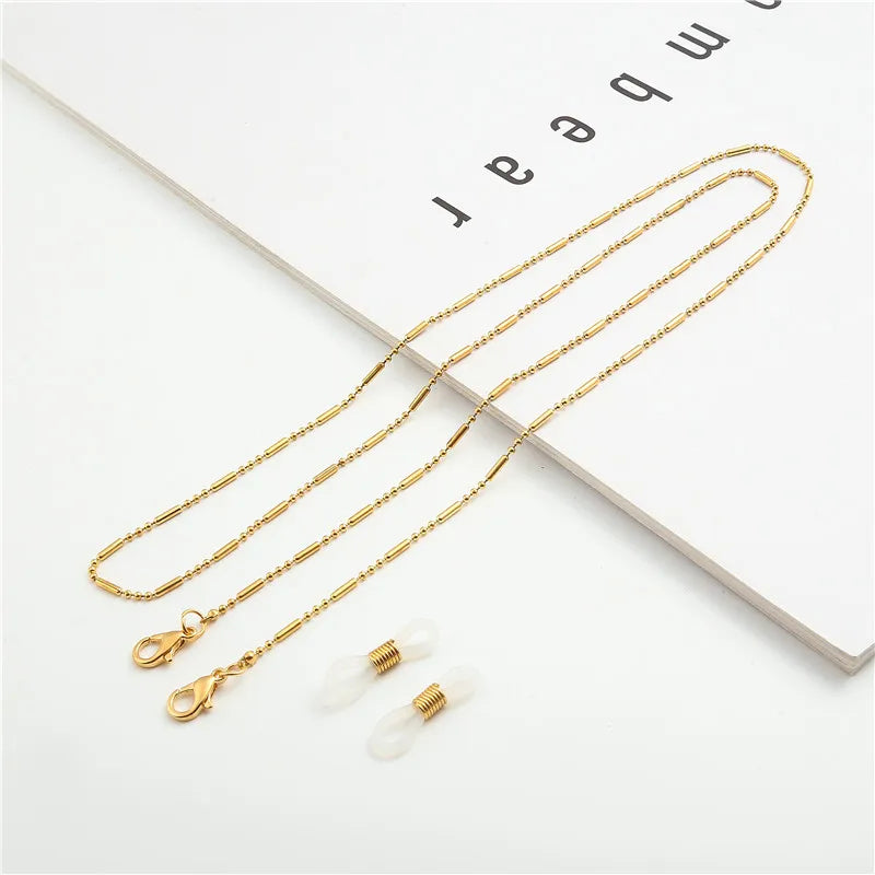 Pearl Style Glasses Chain - Pearl Flower Glasses Hanging Rope Anti-Lost Eyewear Mask Lanyard Women Sunglasses Glasses Chain