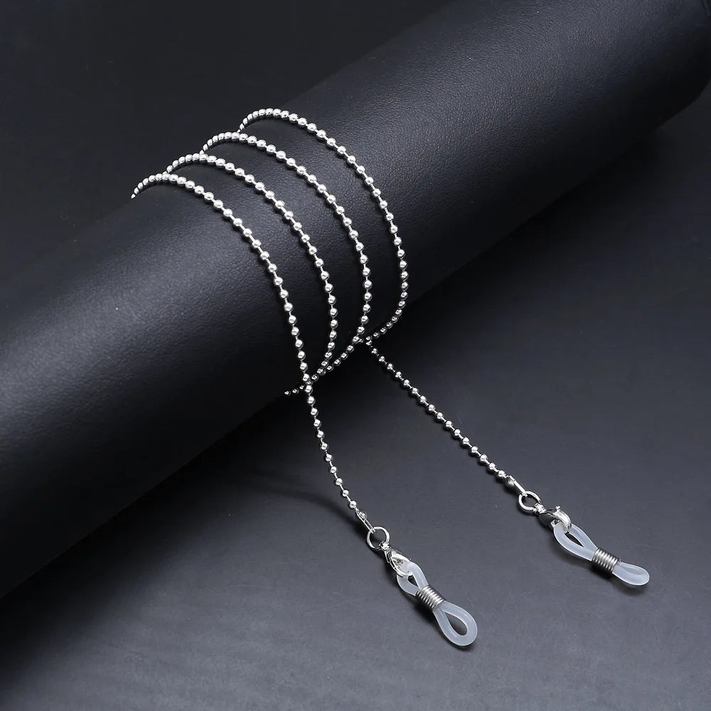Pearl Style Glasses Chain - Pearl Flower Glasses Hanging Rope Anti-Lost Eyewear Mask Lanyard Women Sunglasses Glasses Chain