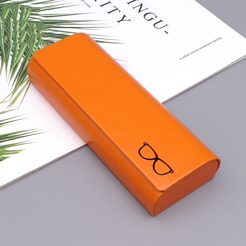 Rigid Glasses Case - New Fashion Fashion Myopia Sun Eye Box Men and Women Fashion Anti-pressure Mirror Case