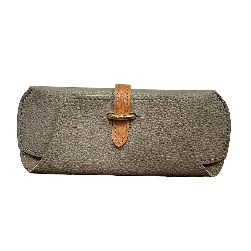 Trendy Ladies spectacle cases , suitable for various eyeglasses storage cases, portable thickened PU glasses case