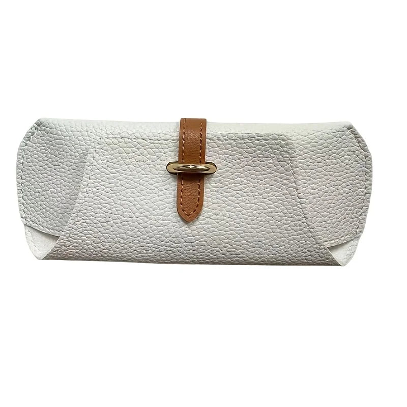 Trendy Ladies spectacle cases , suitable for various eyeglasses storage cases, portable thickened PU glasses case