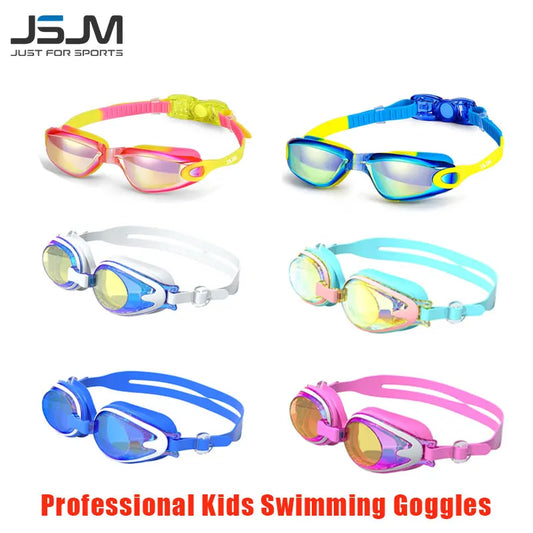 Kids Swimming Goggles - Anti-Fog UV Protection Waterproof Silicone Swim Glasses for Boys Girls Swim Eyewear Gift