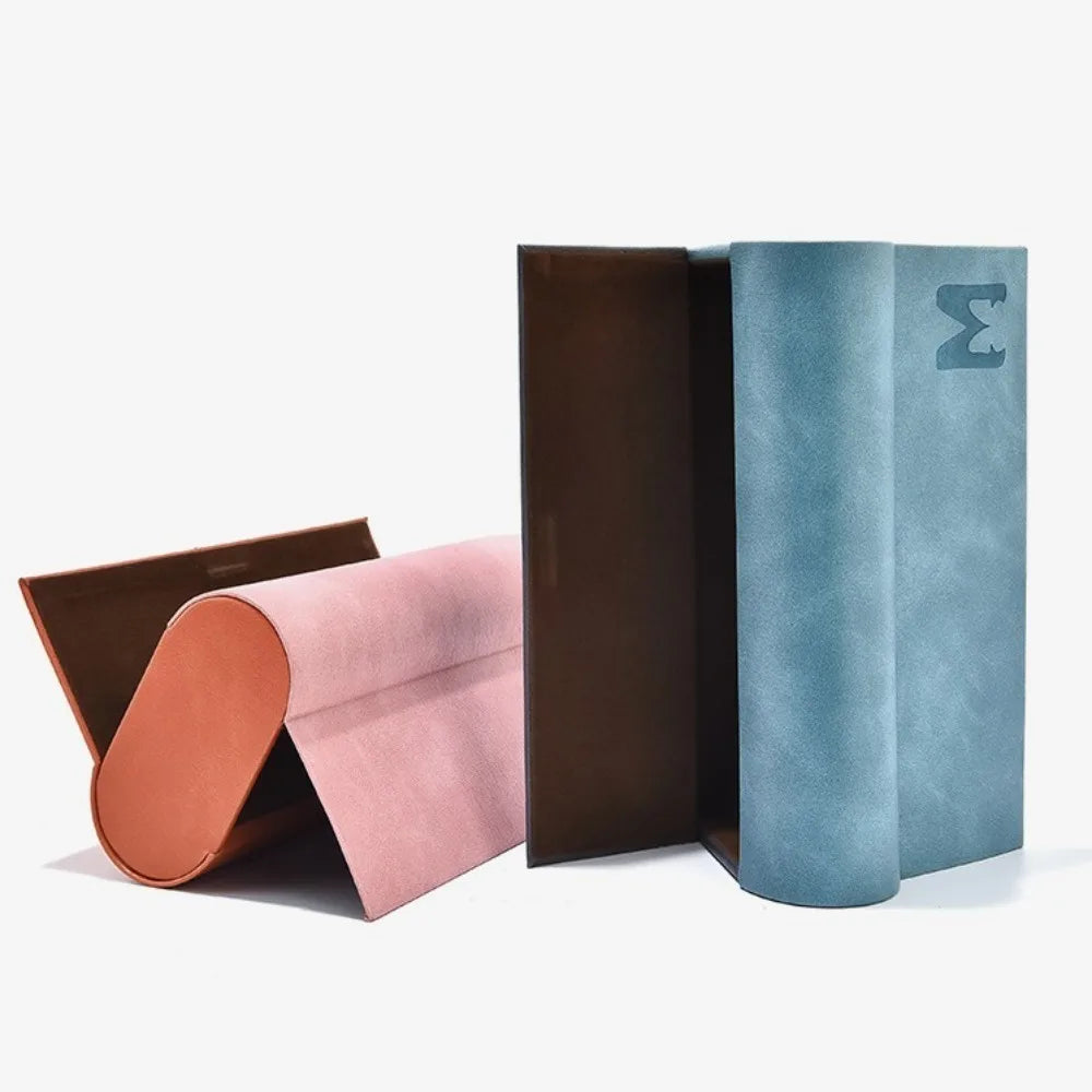 DOUBLE Glasses Case - For 2 Pair Eyeglasses Holder Portable Glasses Case Double Layer Glasses Case