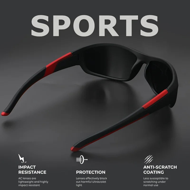 Sports Polarized Sunglasses for Men Lightweight Night Vision Male Shades Cycling Driving Fishing Fashion Mirror Sunglass UV400