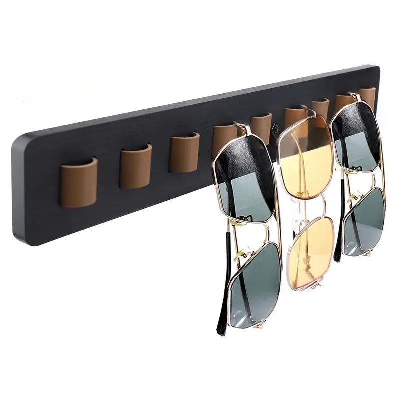 Wall Mounted Wooden Eyeglass Storage Rack