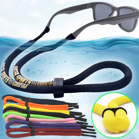 Floating Sunglasses Chain for Water Sports. Unisex Anti-Slip String Glasses Ropes Band Cord Holder Goggle Reading Eyeglasses Straps