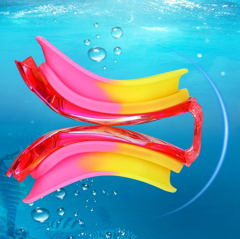 Kids Swimming Goggles - Anti-Fog UV Protection Waterproof Silicone Swim Glasses for Boys Girls Swim Eyewear Gift
