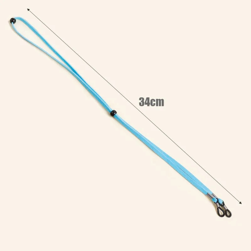 Men Leather High Quality Anti-slip Sunglasses Lanyard Strap Eyeglass Reading Glasses Chain Cord Holder Glasse Necklace Unisex