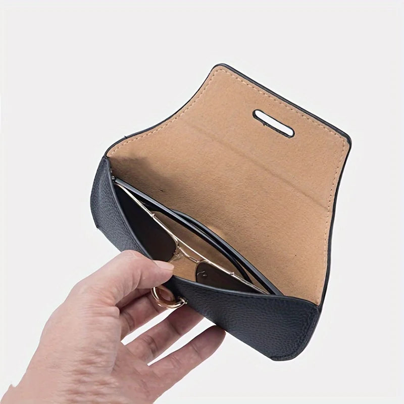 Trendy Ladies spectacle cases , suitable for various eyeglasses storage cases, portable thickened PU glasses case