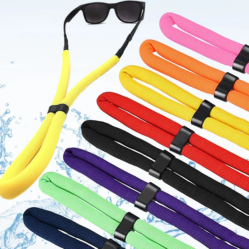 Floating Sunglasses Chain for Water Sports. Unisex Anti-Slip String Glasses Ropes Band Cord Holder Goggle Reading Eyeglasses Straps