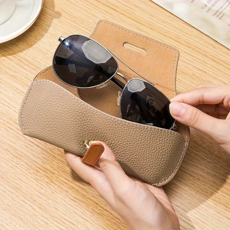 Trendy Ladies spectacle cases , suitable for various eyeglasses storage cases, portable thickened PU glasses case