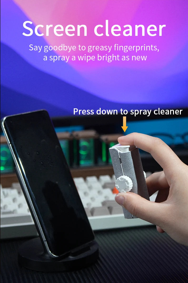 Eyeglass Cleaning Kit - Lens spray and microfiber cleaner for glasses/sunglasses/reading/anti blue light glasses