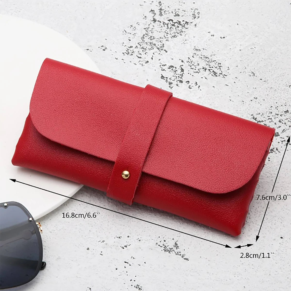 Classic Protective Glasses Case  - Soft Portable Sunglasses Case Box Reading Eyeglasses Box