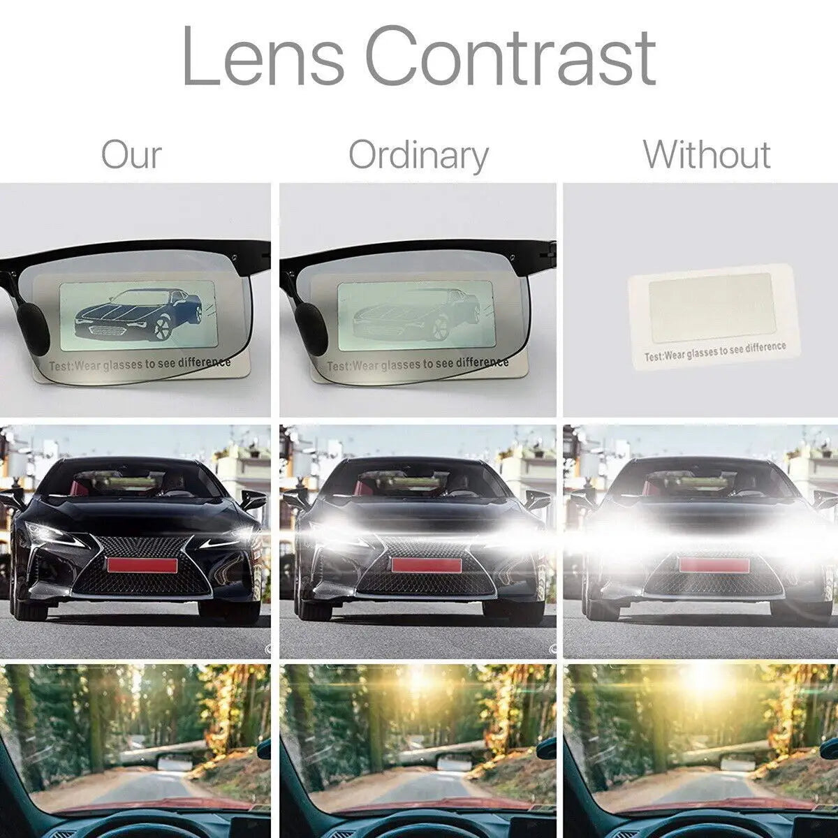 Photochromic Polarised Clip-On Flip-up Sunglasses